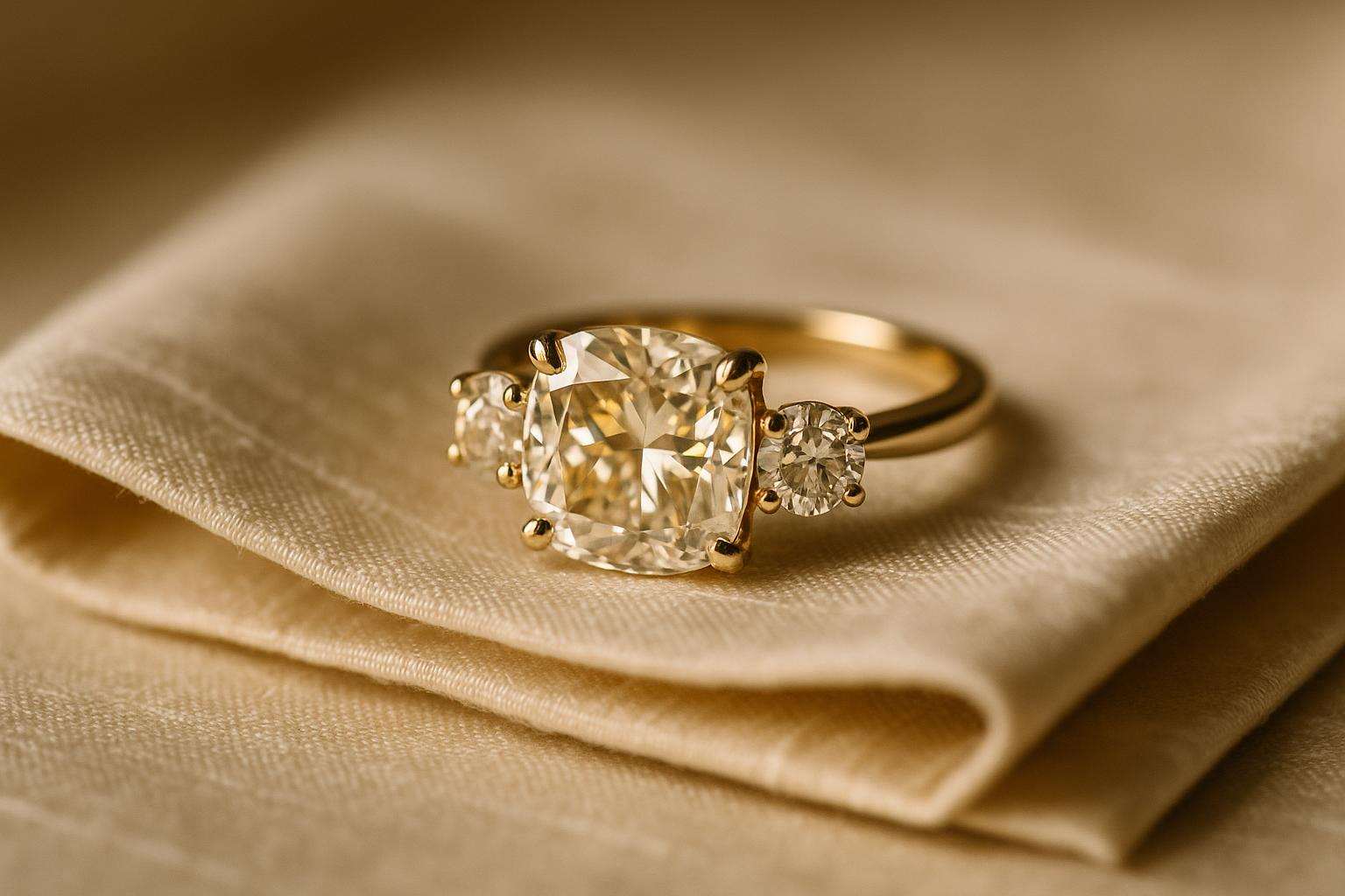 Meghan Markle's Engagement Ring: The Three-Stone Yellow Gold Story